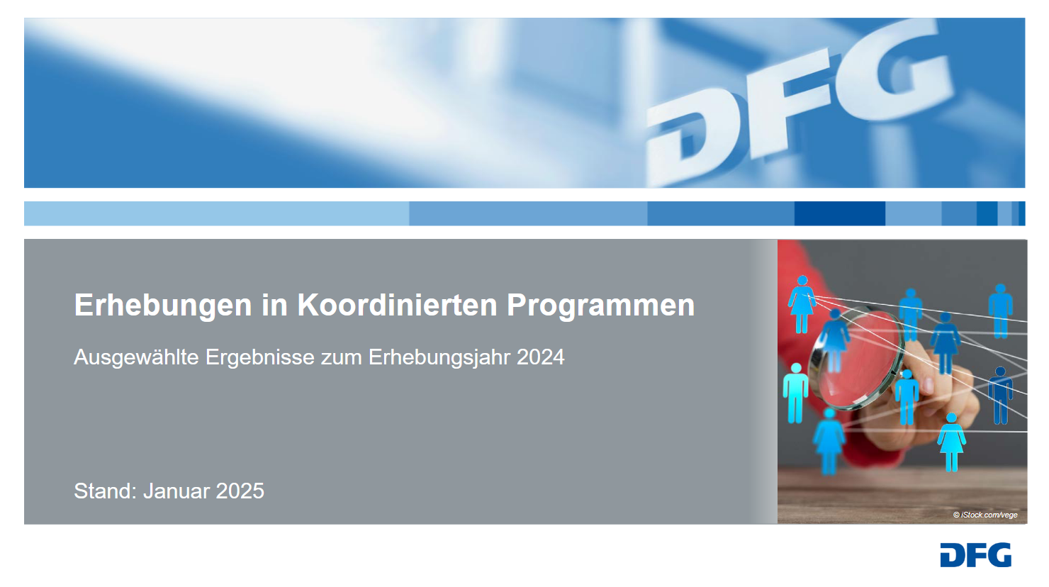 Statistical survey of DFG member programs 2024